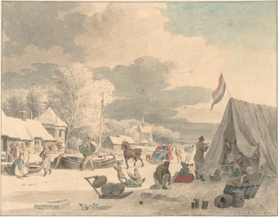 Winter Landscape by Cornelis Pronk